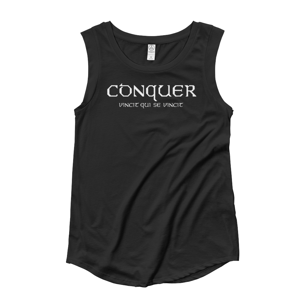 Conquer Ladies’ Cap Sleeve Tee