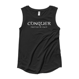 Conquer Ladies’ Cap Sleeve Tee